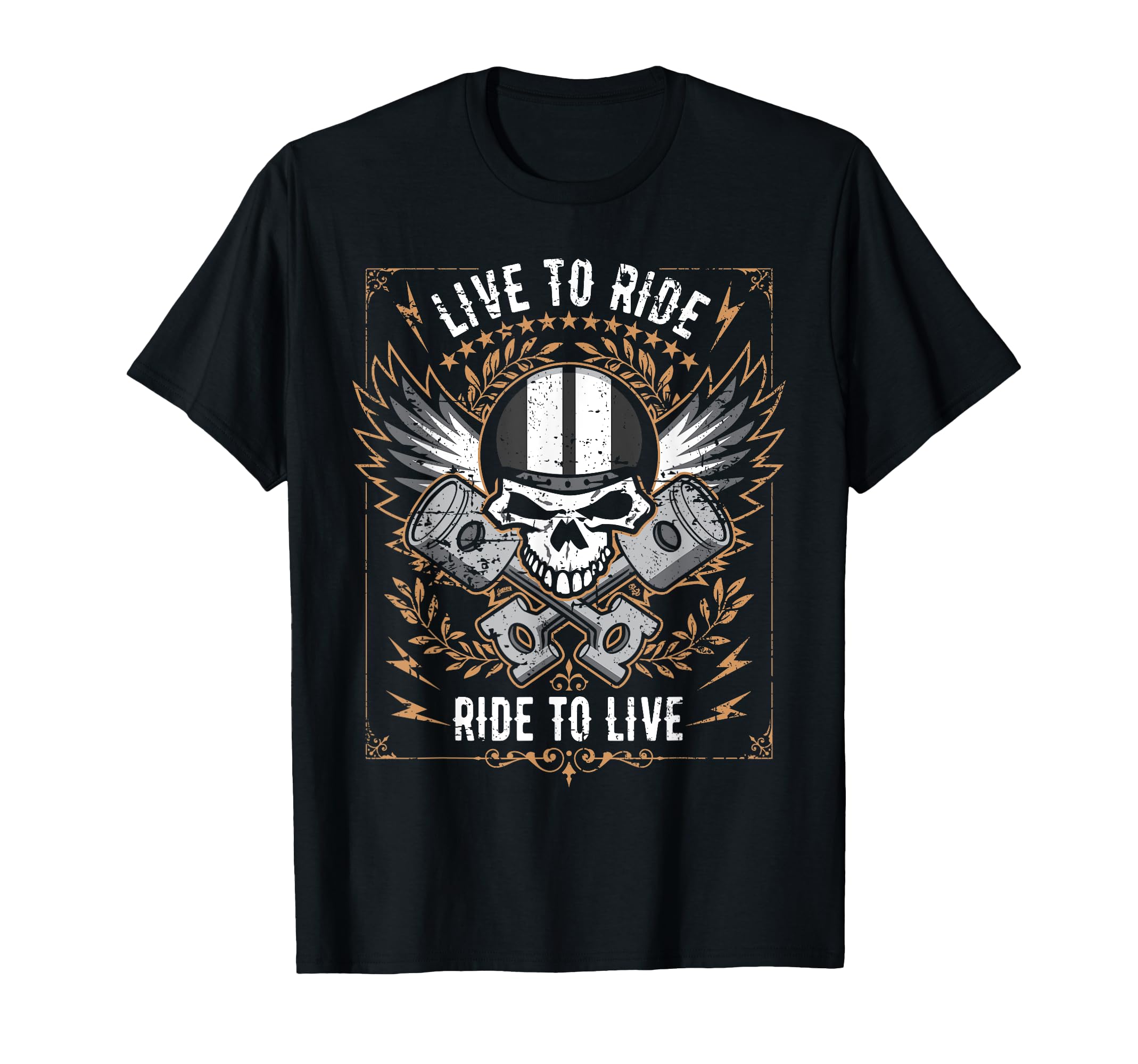Live To Ride Ride To Live T-Shirt - Casual Everyday Wear Men Women - T-Shirt, Sweatshirt, Hoodie