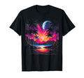 Vaporwave Solar System 80S Synthwave Space T-Shirt - Graphic Print Unisex - T-Shirt, Sweatshirt, Hoodie