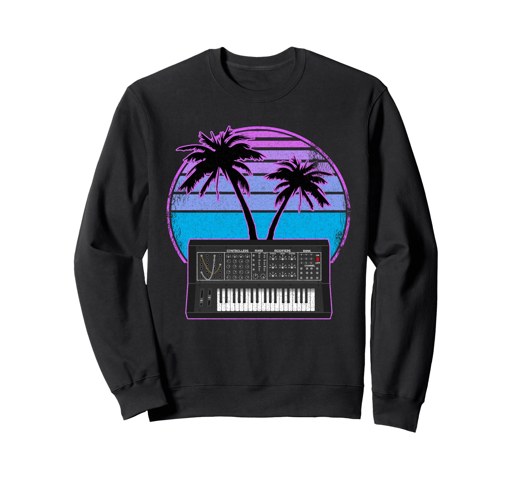 Synthwave Retrowave Pastel Goth Sweatshirt - Minimalist Print Men Women - T-Shirt, Sweatshirt, Hoodie