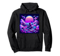 Synthwave Retrowave Outrun Aesthetic Hoodie - Fun Novelty Design Men Women - T-Shirt, Sweatshirt, Hoodie