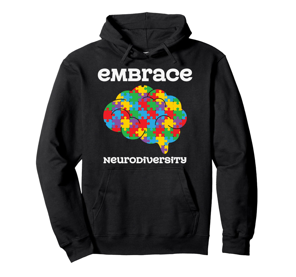 Neurodiversity Celebrate Brain Adhd Hoodie - Streetwear Style Unisex - T-Shirt, Sweatshirt, Hoodie