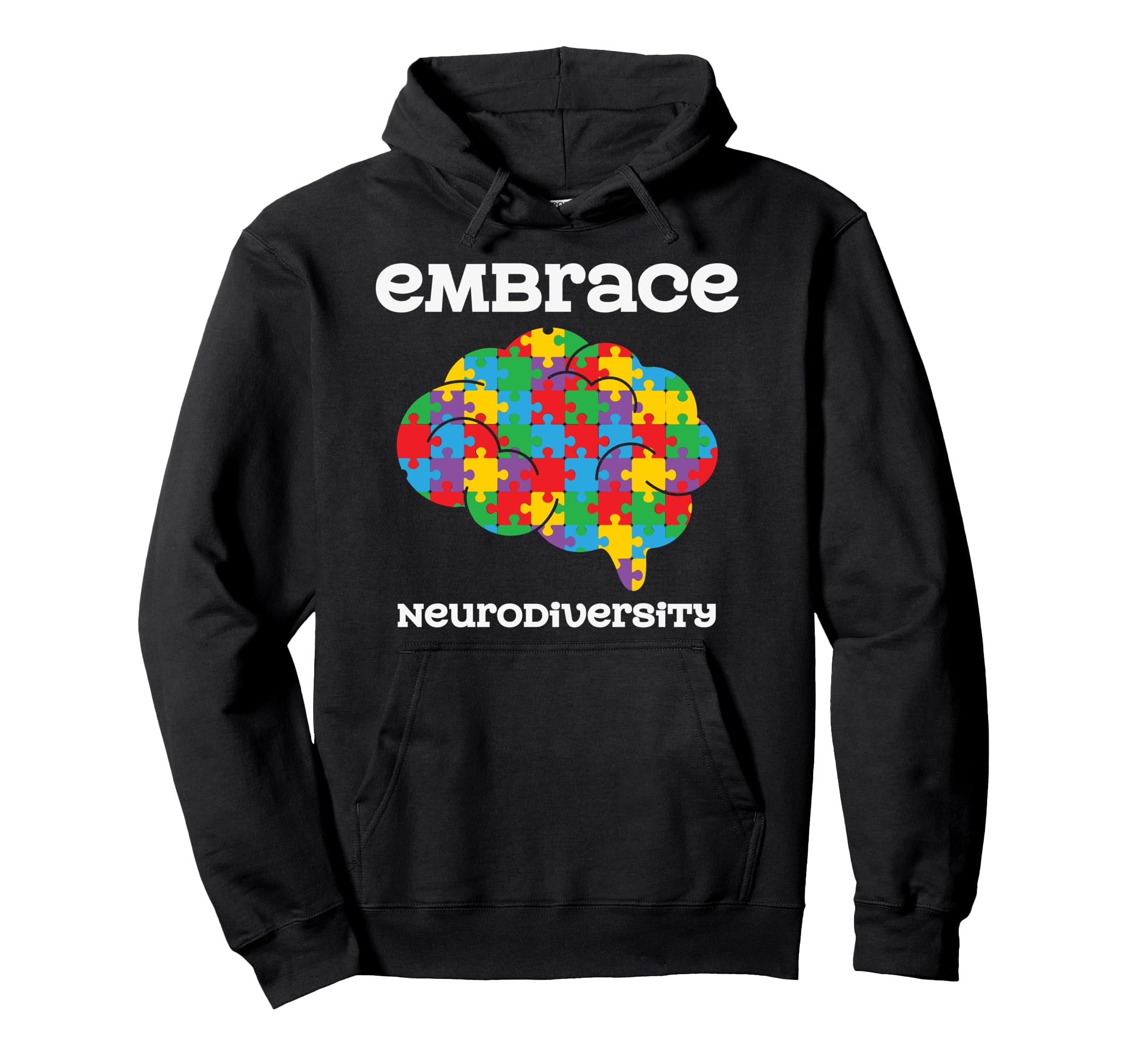 Neurodiversity Celebrate Brain Adhd Hoodie - Streetwear Style Unisex - T-Shirt, Sweatshirt, Hoodie