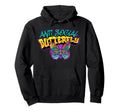Graffiti Art Colorful Antisocial Hoodie - Custom Art Print for Adults - T-Shirt, Sweatshirt, Hoodie