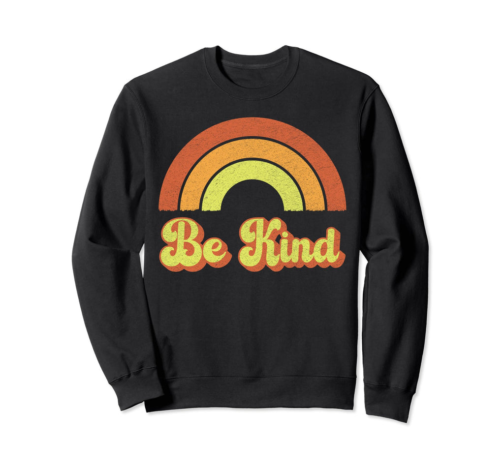 Be Kind Groovy 70S Kindness Sweatshirt - Streetwear Style for Adults - T-Shirt, Sweatshirt, Hoodie