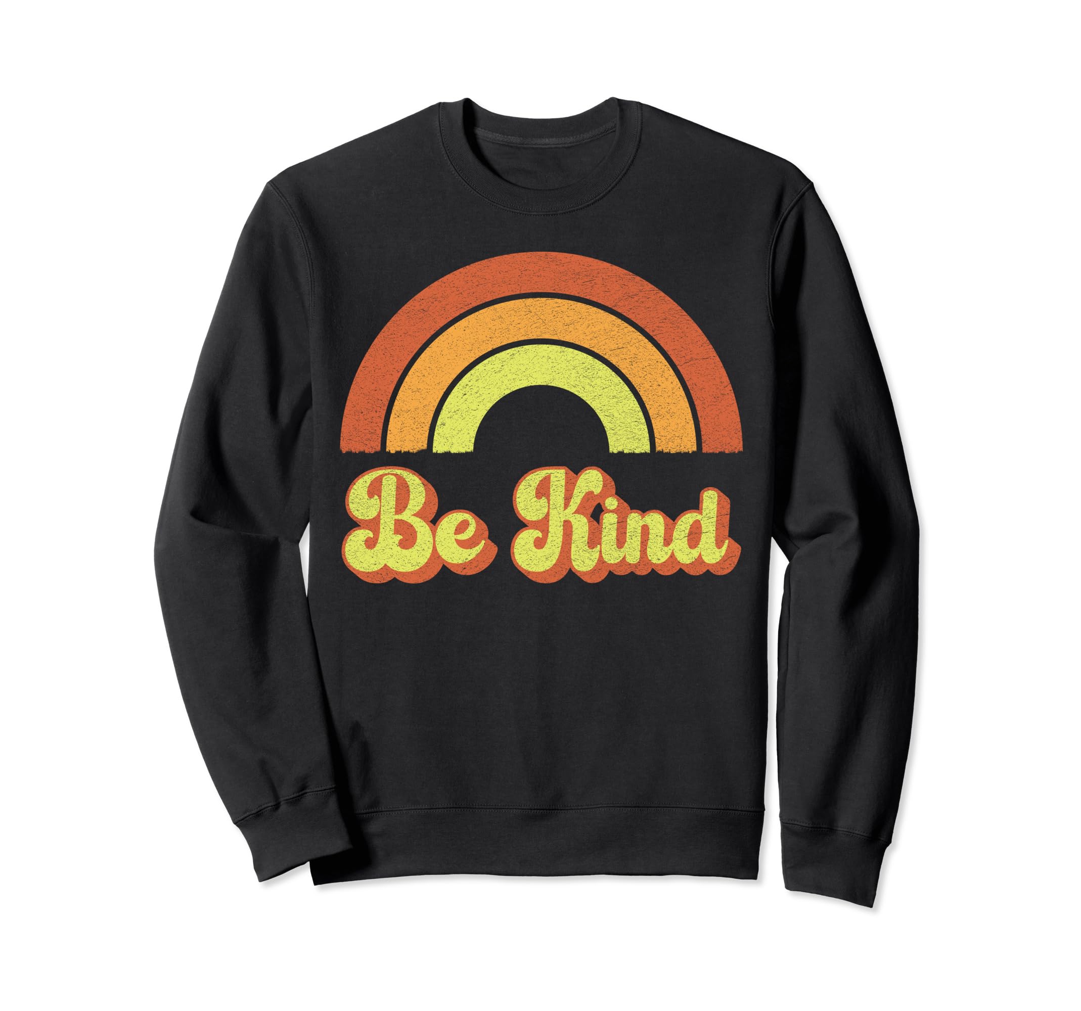 Be Kind Groovy 70S Kindness Sweatshirt - Streetwear Style for Adults - T-Shirt, Sweatshirt, Hoodie