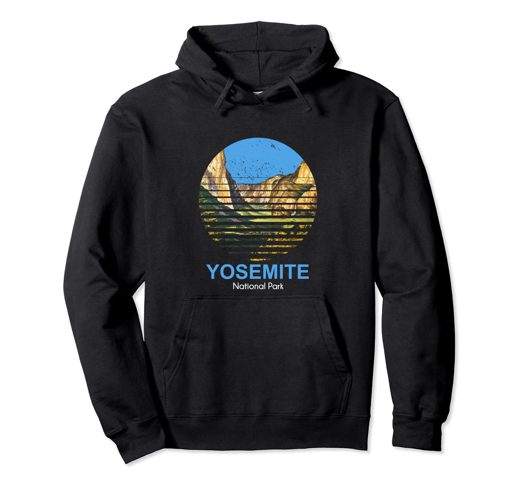 Yosemite National Park California Hoodie - Aesthetic Graphic Men Women - T-Shirt, Sweatshirt, Hoodie