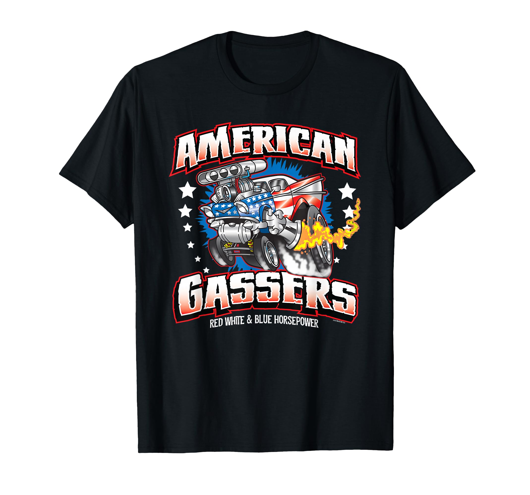 Gasser Hot Rod American Made Car T-Shirt - Fun Novelty Design for Adults - T-Shirt, Sweatshirt, Hoodie