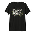 Drink Water Floral Self Wellness T-Shirt - Aesthetic Graphic for Adults - T-Shirt, Sweatshirt, Hoodie
