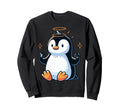 Meditation Penguin Yoga Pose Sweatshirt - Casual Everyday Wear Unisex - T-Shirt, Sweatshirt, Hoodie