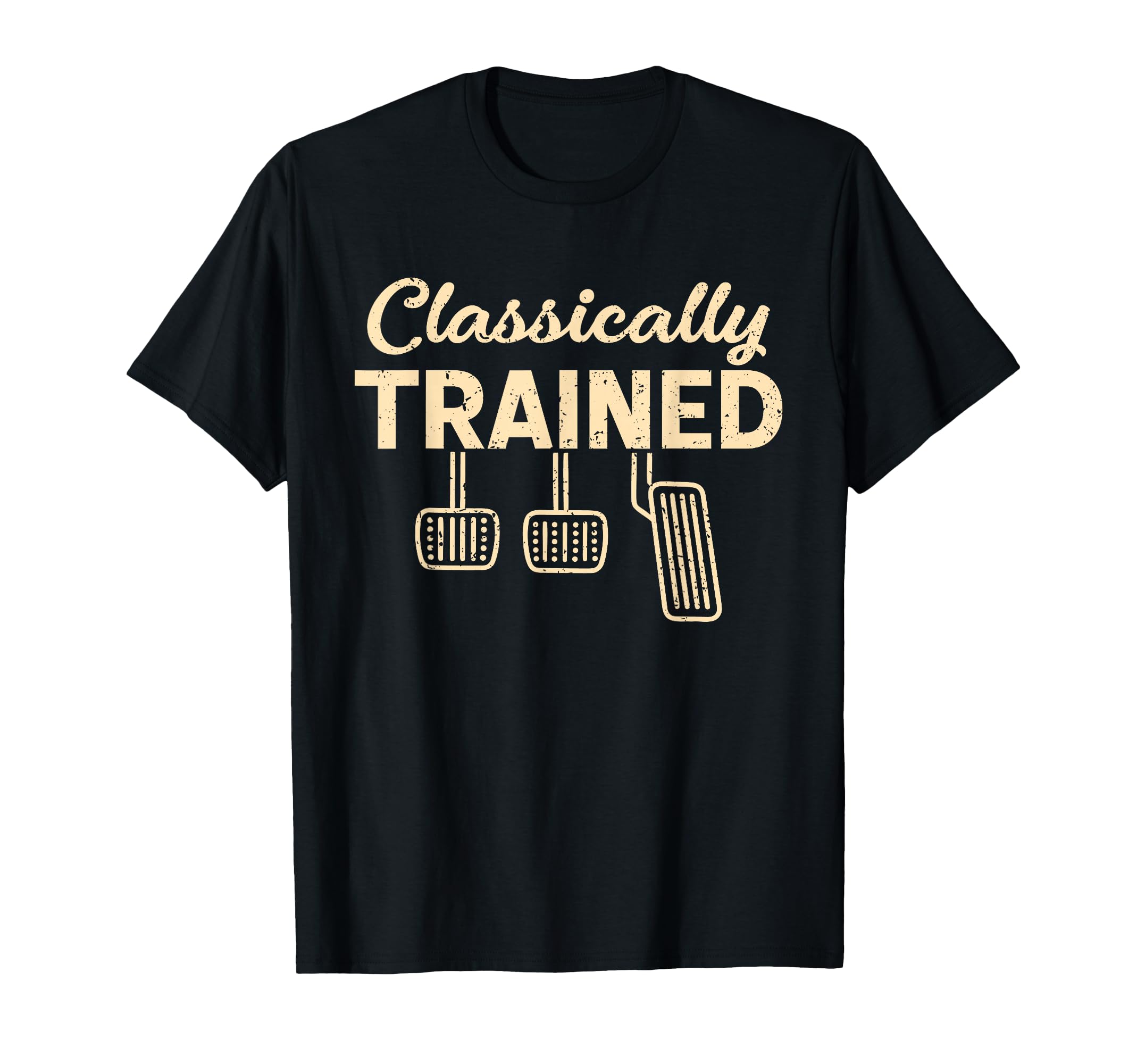 Classically Trained Dimmer Manual Car T-Shirt - Novelty Apparel Men Women - T-Shirt, Sweatshirt, Hoodie