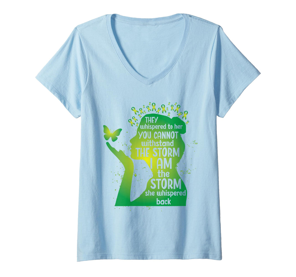 Womens Green Awareness Ribbon T-Shirt - Novelty Apparel Men Women - T-Shirt, Sweatshirt, Hoodie