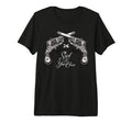 Stick To Your Guns Western Bandit T-Shirt - Fun Novelty Design Men Women - T-Shirt, Sweatshirt, Hoodie