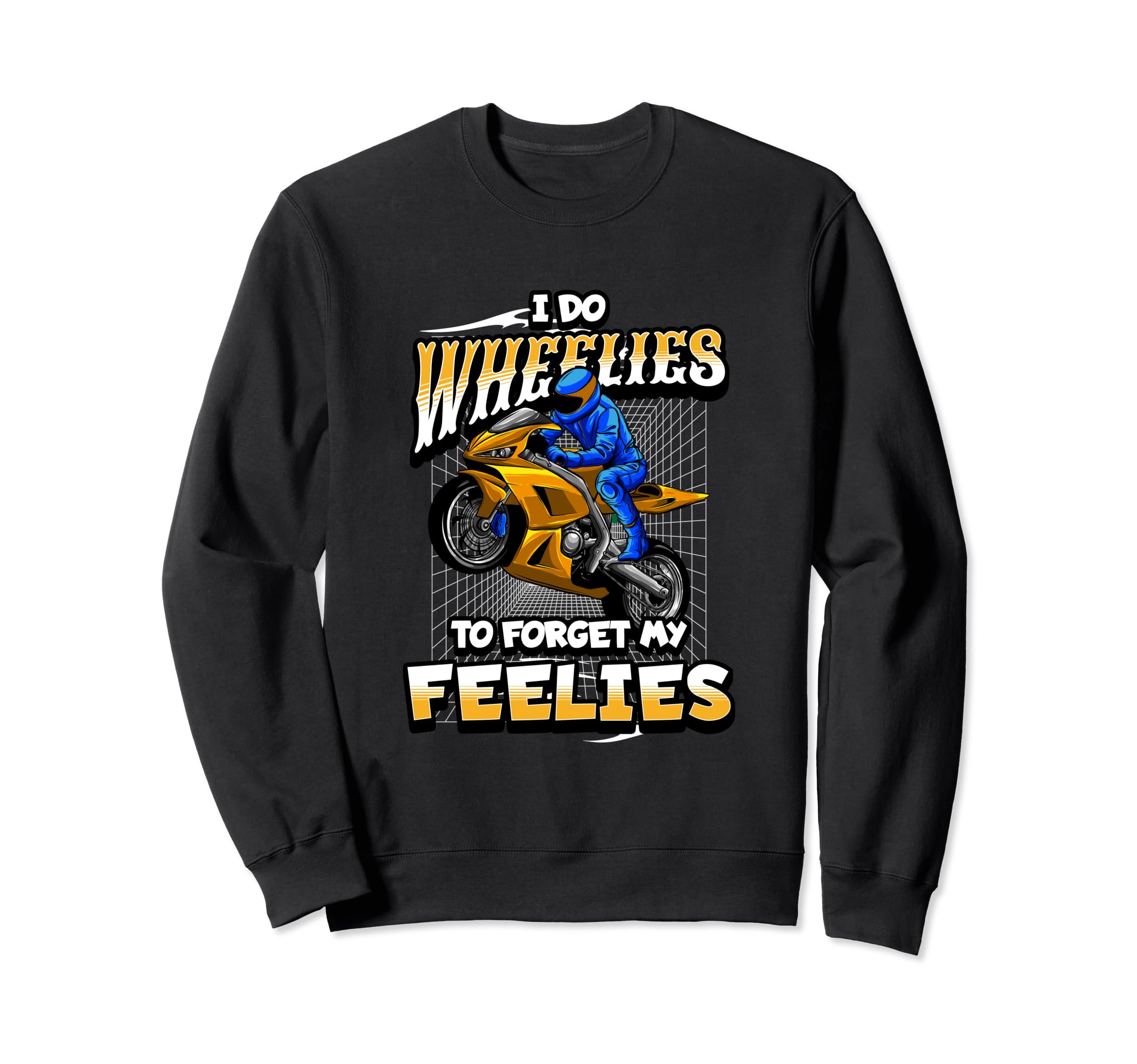 Biker Motorcycle Motorcycle Sweatshirt - Casual Everyday Wear Men Women - T-Shirt, Sweatshirt, Hoodie