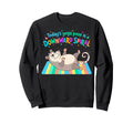 Funny Opossum Todays Yoga Pose Is Sweatshirt - Graphic Print Unisex - T-Shirt, Sweatshirt, Hoodie
