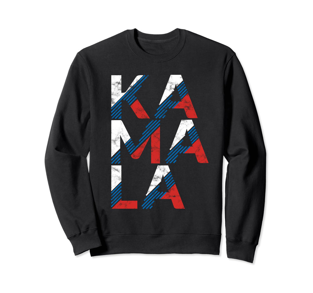 Kamala Harris Typographies 46 Vice Sweatshirt - Aesthetic Graphic Unisex - T-Shirt, Sweatshirt, Hoodie