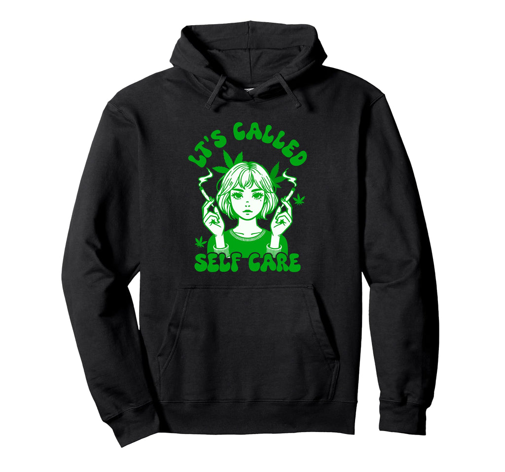 Cannabis Weed Smoking Stoner Babe 420 Its Hoodie - Graphic Print Men Women - T-Shirt, Sweatshirt, Hoodie