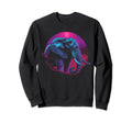 Elephant Vaporwave Aesthetic Sweatshirt - Novelty Apparel Men Women - T-Shirt, Sweatshirt, Hoodie