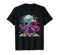 Aesthetic Octopus Disco T-Shirt - Minimalist Print Men Women - T-Shirt, Sweatshirt, Hoodie