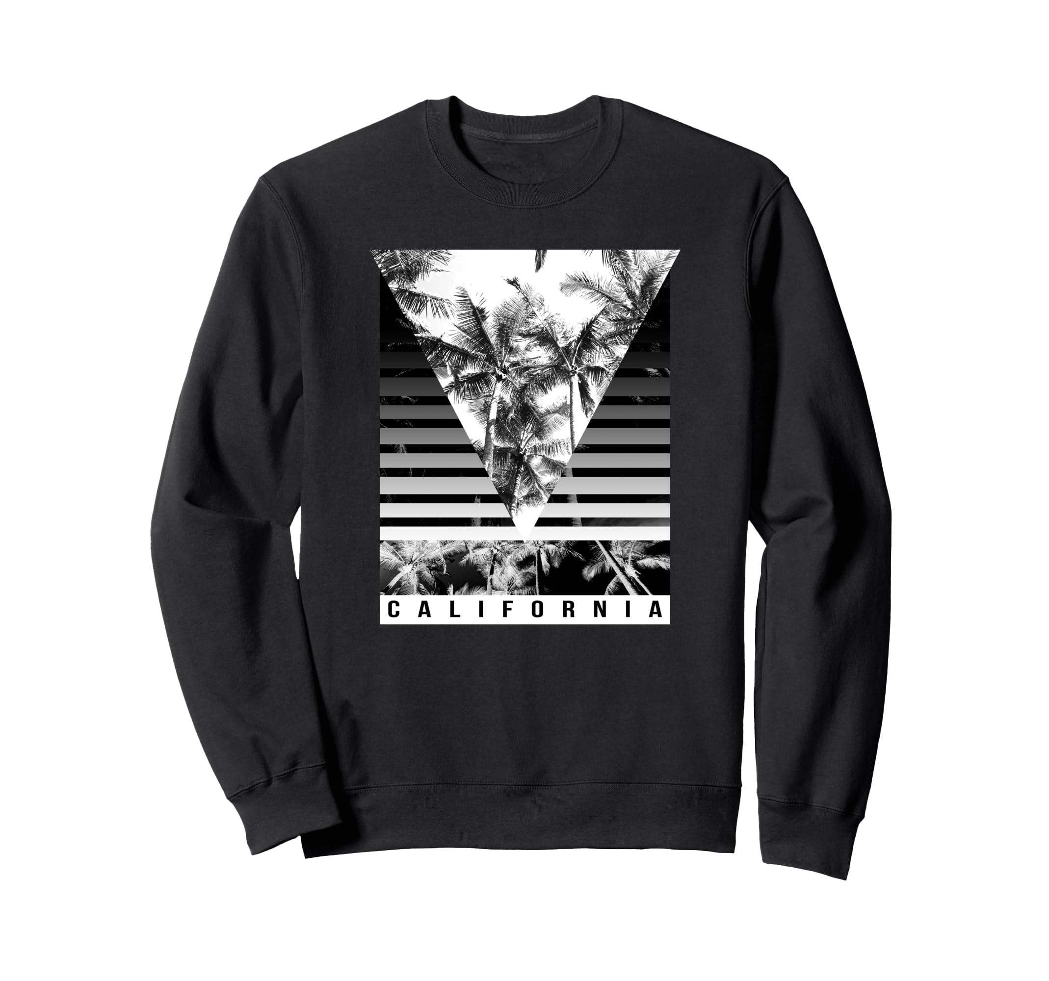 Trendy California Palms Sweatshirt - Unique Graphic Unisex - T-Shirt, Sweatshirt, Hoodie