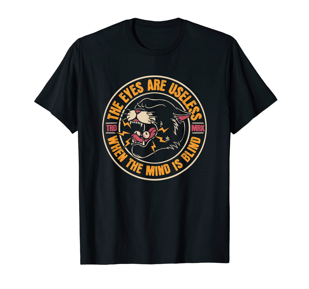 Panther American Traditional Tattoo Ink T-Shirt - Custom Art Print Unisex - T-Shirt, Sweatshirt, Hoodie