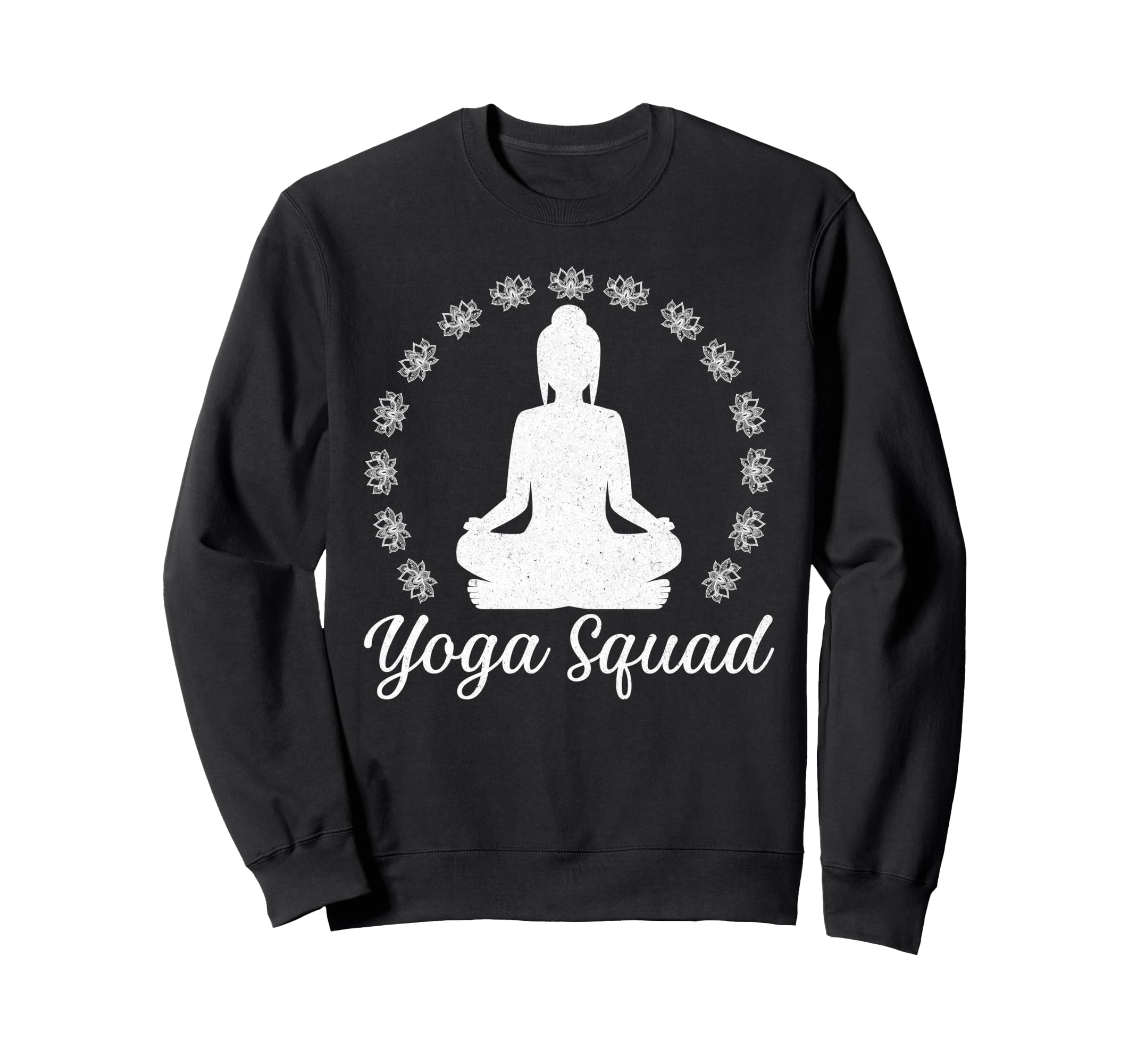 Yoga Squad Spiritual Meditation Pose Sweatshirt - Aesthetic Graphic Unisex - T-Shirt, Sweatshirt, Hoodie