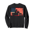 Us Flag Biker Riding Lover Sweatshirt - Novelty Apparel for Adults - T-Shirt, Sweatshirt, Hoodie