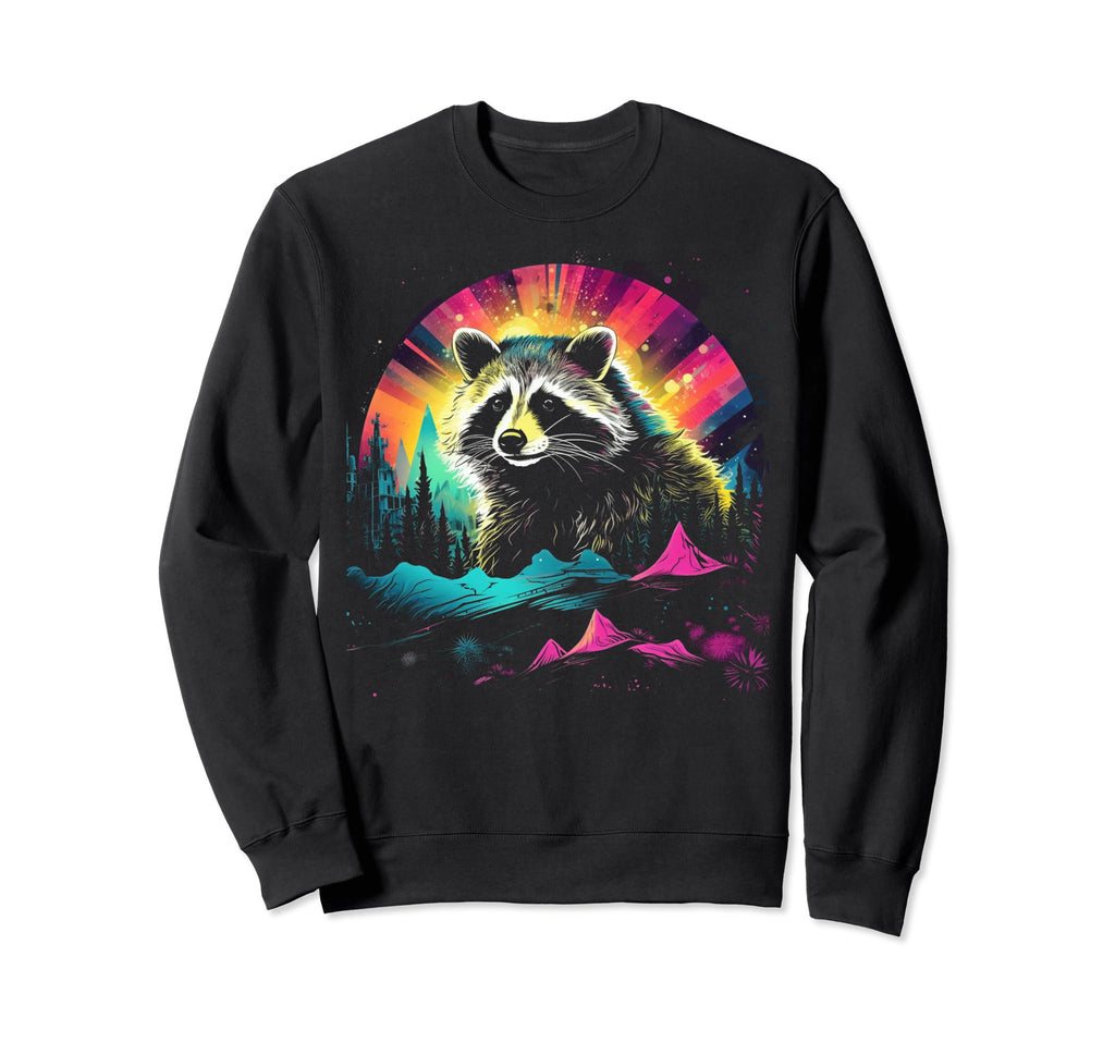 1970S Racoon 40 Sweatshirt - Aesthetic Graphic Men Women - T-Shirt, Sweatshirt, Hoodie