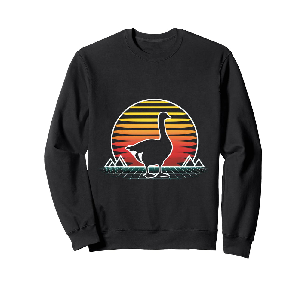 Goose Sunset Aesthetic Animal Lover Sweatshirt - Aesthetic Graphic Unisex - T-Shirt, Sweatshirt, Hoodie