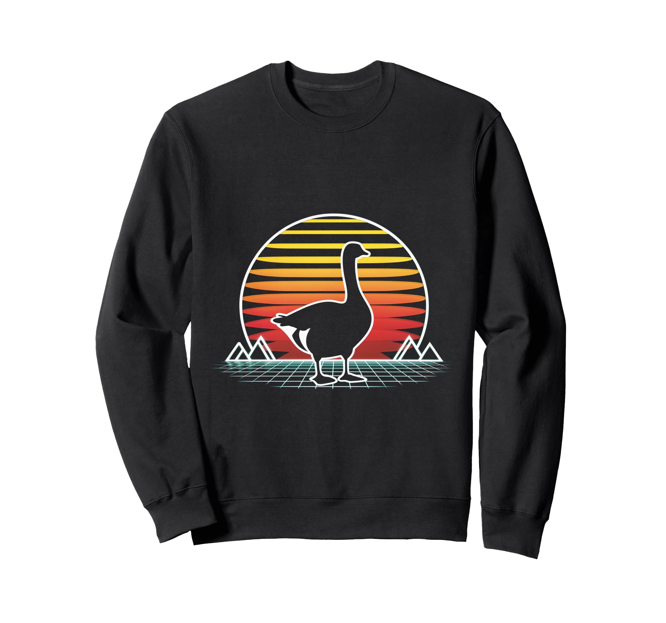 Goose Sunset Aesthetic Animal Lover Sweatshirt - Aesthetic Graphic Unisex - T-Shirt, Sweatshirt, Hoodie