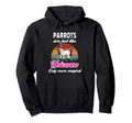 Funny Parrots Unicorn Sunset Hoodie - Graphic Print Unisex - T-Shirt, Sweatshirt, Hoodie
