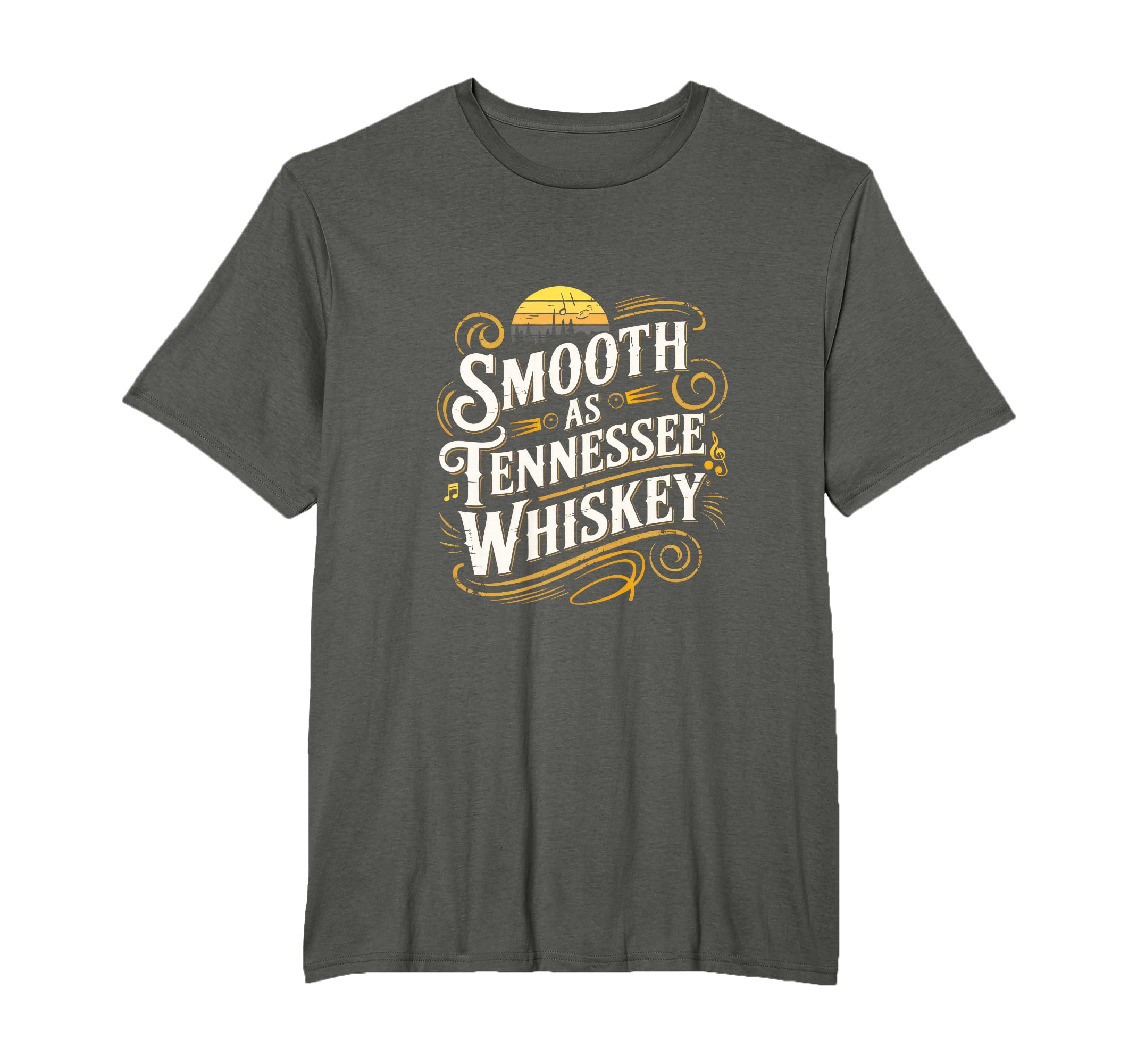 Smooth As Tennessee Whiskey T-Shirt - Casual Everyday Wear Men Women - T-Shirt, Sweatshirt, Hoodie