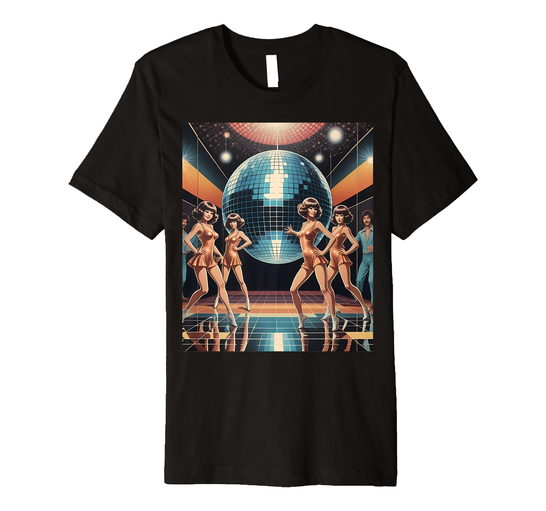 Disco Ball Party Aesthetic 80S T-Shirt - Aesthetic Graphic for Adults - T-Shirt, Sweatshirt, Hoodie