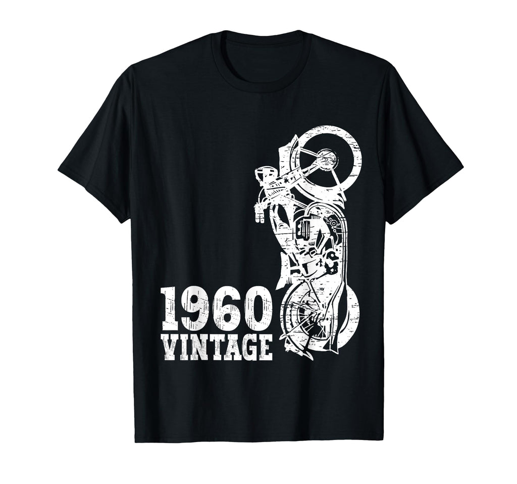 Motorcycle 62Th Birthday Gift 1960 T-Shirt - Trendy Graphic for Adults - T-Shirt, Sweatshirt, Hoodie