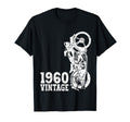 Motorcycle 62Th Birthday Gift 1960 T-Shirt - Trendy Graphic for Adults - T-Shirt, Sweatshirt, Hoodie