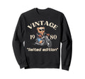 Mens Motorcycle 45Th Birthday 1980 Sweatshirt - Fun Novelty Design Unisex - T-Shirt, Sweatshirt, Hoodie