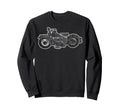 Motorcycles Biker Motorcycling Sweatshirt - Custom Art Print for Adults - T-Shirt, Sweatshirt, Hoodie