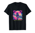 Astronaut Beach 80S Synthwave T-Shirt - Minimalist Print Unisex - T-Shirt, Sweatshirt, Hoodie