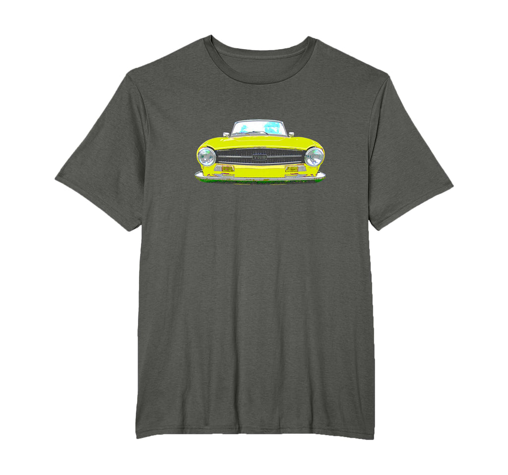 Triumph Tr6 British 1970S Car Yellow T-Shirt - Streetwear Style Unisex - T-Shirt, Sweatshirt, Hoodie