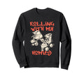 Rolling My Homies Roller Skate Sweatshirt - Aesthetic Graphic for Adults - T-Shirt, Sweatshirt, Hoodie