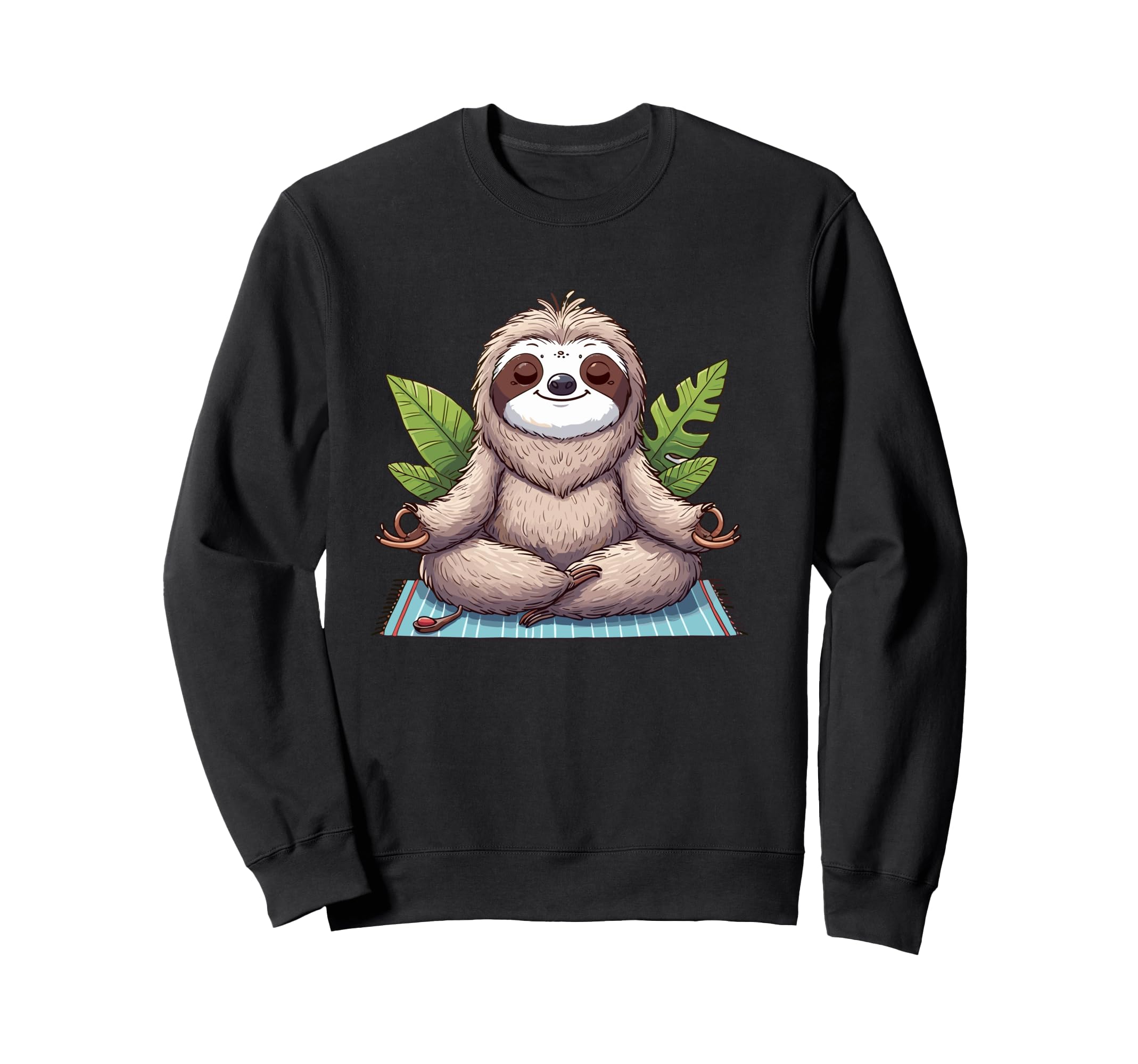 Meditation Sloth Yoga Pose Sweatshirt - Casual Everyday Wear for Adults - T-Shirt, Sweatshirt, Hoodie