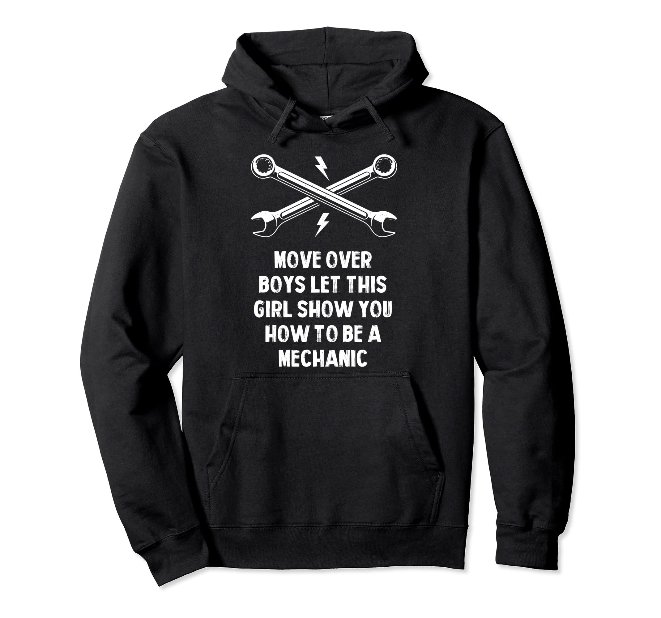 Show How To Be Mechanic Car Serviceman Hoodie - Fun Novelty Design Unisex - T-Shirt, Sweatshirt, Hoodie