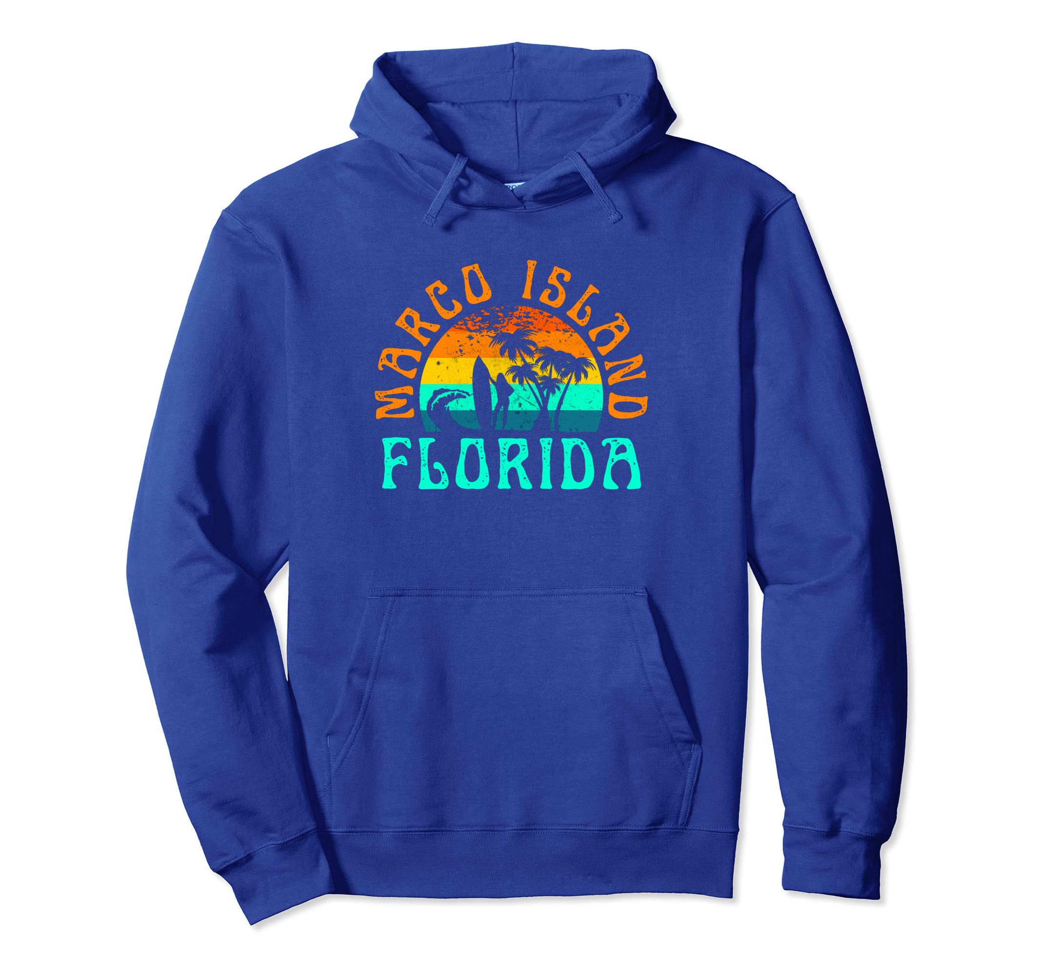 Marco Island Florida Beach Surf Summer Hoodie - Unique Graphic Men Women - T-Shirt, Sweatshirt, Hoodie