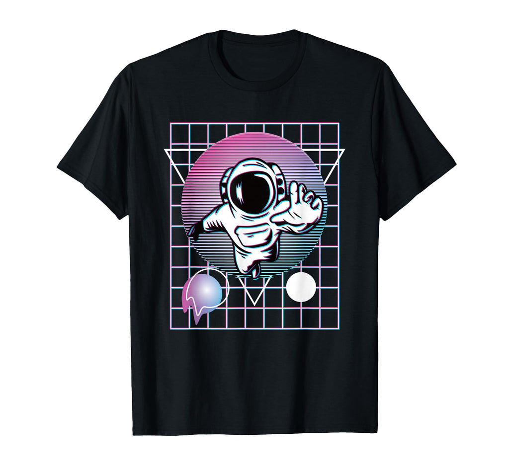 Astronaut Space Explorer Synthwave T-Shirt - Trendy Graphic for Adults - T-Shirt, Sweatshirt, Hoodie