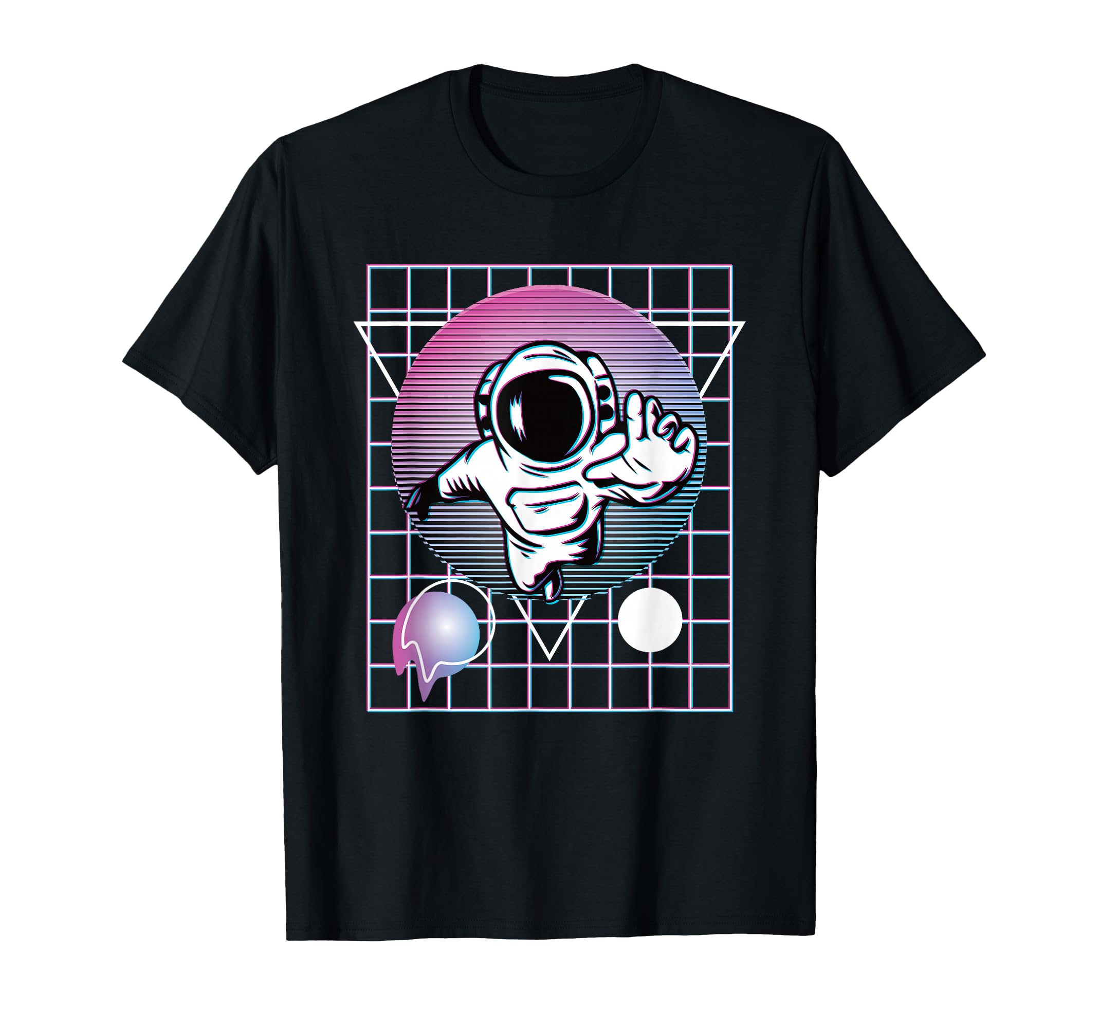 Astronaut Space Explorer Synthwave T-Shirt - Trendy Graphic for Adults - T-Shirt, Sweatshirt, Hoodie