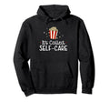 Popcorn Its Called Self Care Movie Night Hoodie - Unique Graphic Men Women - T-Shirt, Sweatshirt, Hoodie