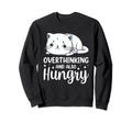Hungry Overthinker Food Anxiety Hoodie - Unique Graphic for Adults - T-Shirt, Sweatshirt, Hoodie