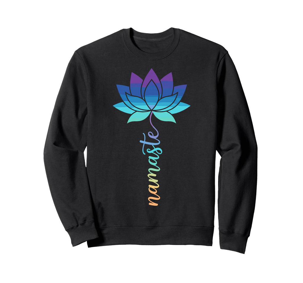 Yoga Meditation Chakra Lotus Flower Sweatshirt - Minimalist Print Unisex - T-Shirt, Sweatshirt, Hoodie