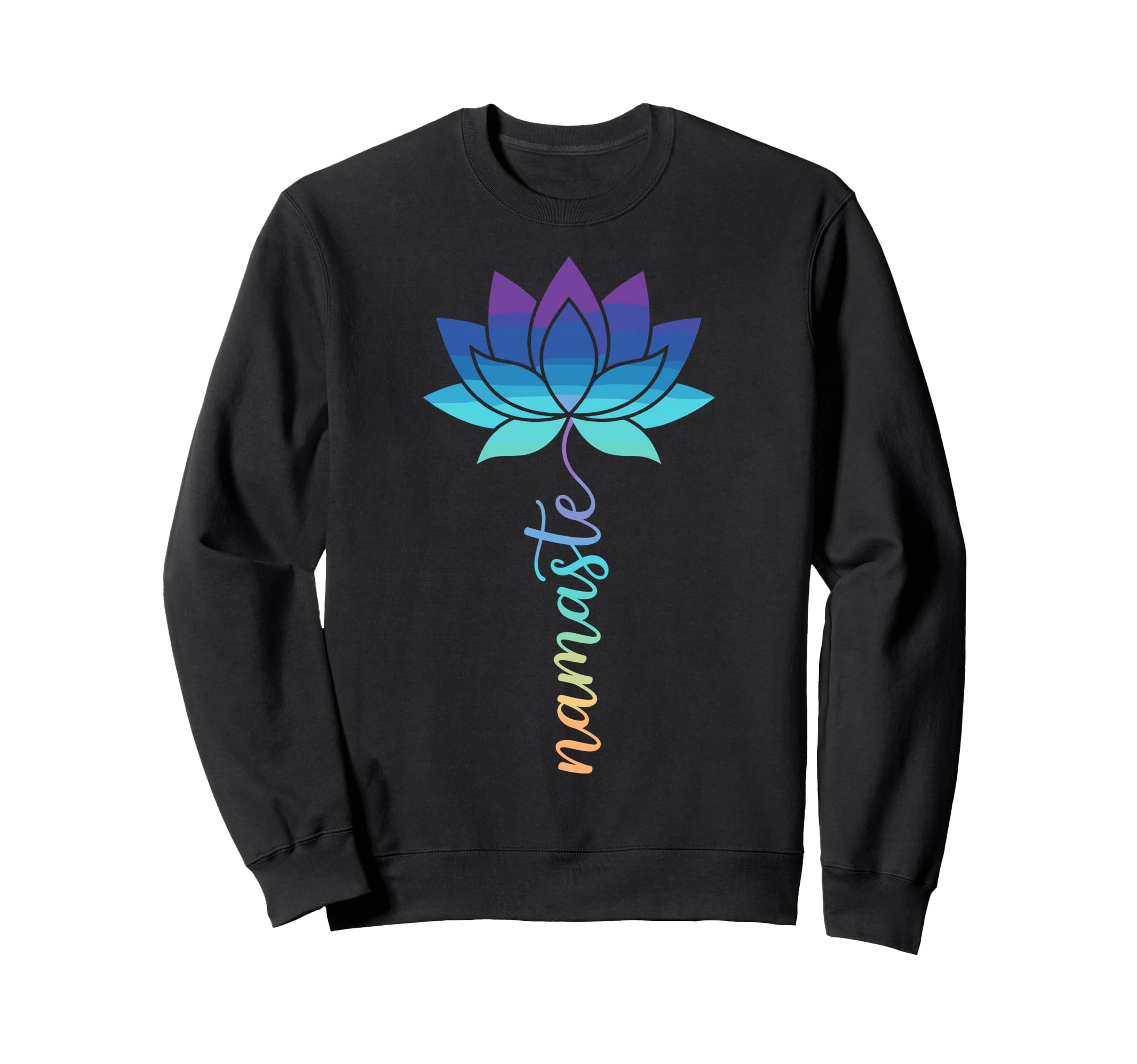 Yoga Meditation Chakra Lotus Flower Sweatshirt - Minimalist Print Unisex - T-Shirt, Sweatshirt, Hoodie