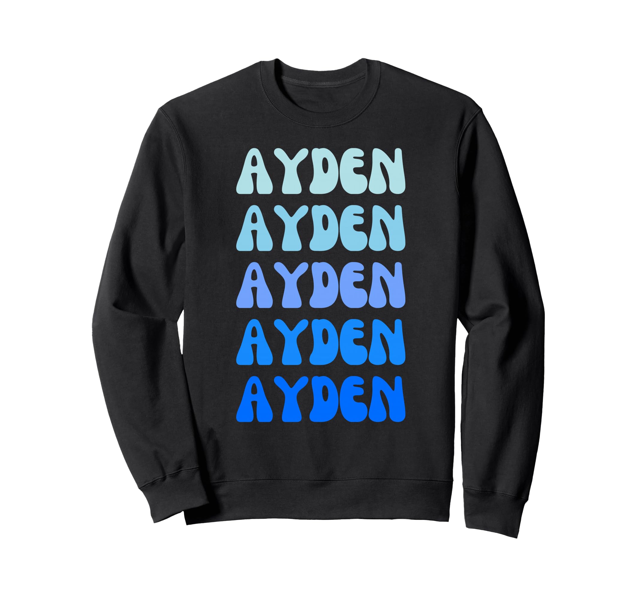 Ayden Name Stack Sweatshirt - Minimalist Print for Adults - T-Shirt, Sweatshirt, Hoodie