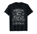Cafe Racer Rubberside Down Motorcycle T-Shirt - Custom Art Print Unisex - T-Shirt, Sweatshirt, Hoodie